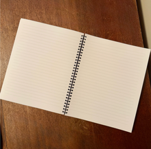 Load image into Gallery viewer, ABSTRACT BY RABRAMS | Large 8"x10" Soft Touch Lined Spiral Notebook