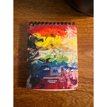 Load image into Gallery viewer, ABSTRACT BY RABRAMS |  Small 5.5"x4.25" Soft Touch Lined Spiral Notebook