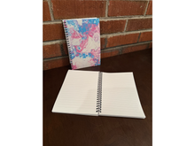 Load image into Gallery viewer, ABSTRACT BY RABRAMS | Medium 5.5"x8" Soft Touch Lined Spiral Notebook
