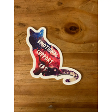 Load image into Gallery viewer, ABSTRACT BY RABRAMS | Emotional Support Cat Vinyl Sticker