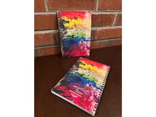 Load image into Gallery viewer, ABSTRACT BY RABRAMS | Medium 5.5"x8" Soft Touch Lined Spiral Notebook