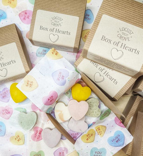LOCUST GROVE FARM | Box of Hearts - 9 mini soaps