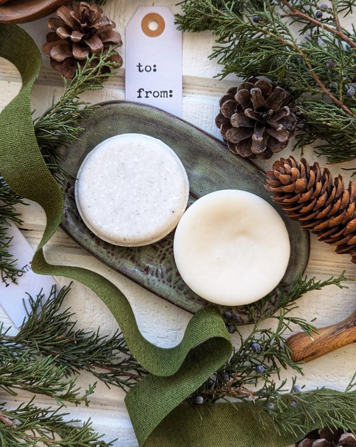 LOCUST GROVE FARM | Sugared Almond Winter Shampoo & Conditioner Bars