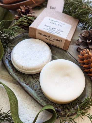 LOCUST GROVE FARM | Sugared Almond Winter Shampoo & Conditioner Bars