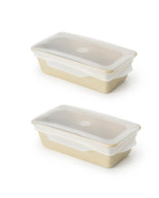 Load image into Gallery viewer, W&amp;P | Reusable Silicone Stretch Loaf Lids - Set of 2