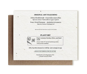 SMALL VICTORIES | Plantable Herb Seed Card