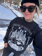 Load image into Gallery viewer, COLLECTIVE RAGE AGAINST FASCISM CREW SWEATSHIRT