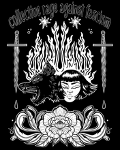 Load image into Gallery viewer, COLLECTIVE RAGE AGAINST FASCISM CREW SWEATSHIRT