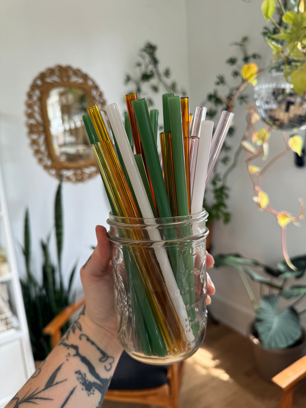 SWIGGY STRAWS | Glass Straw -Straight