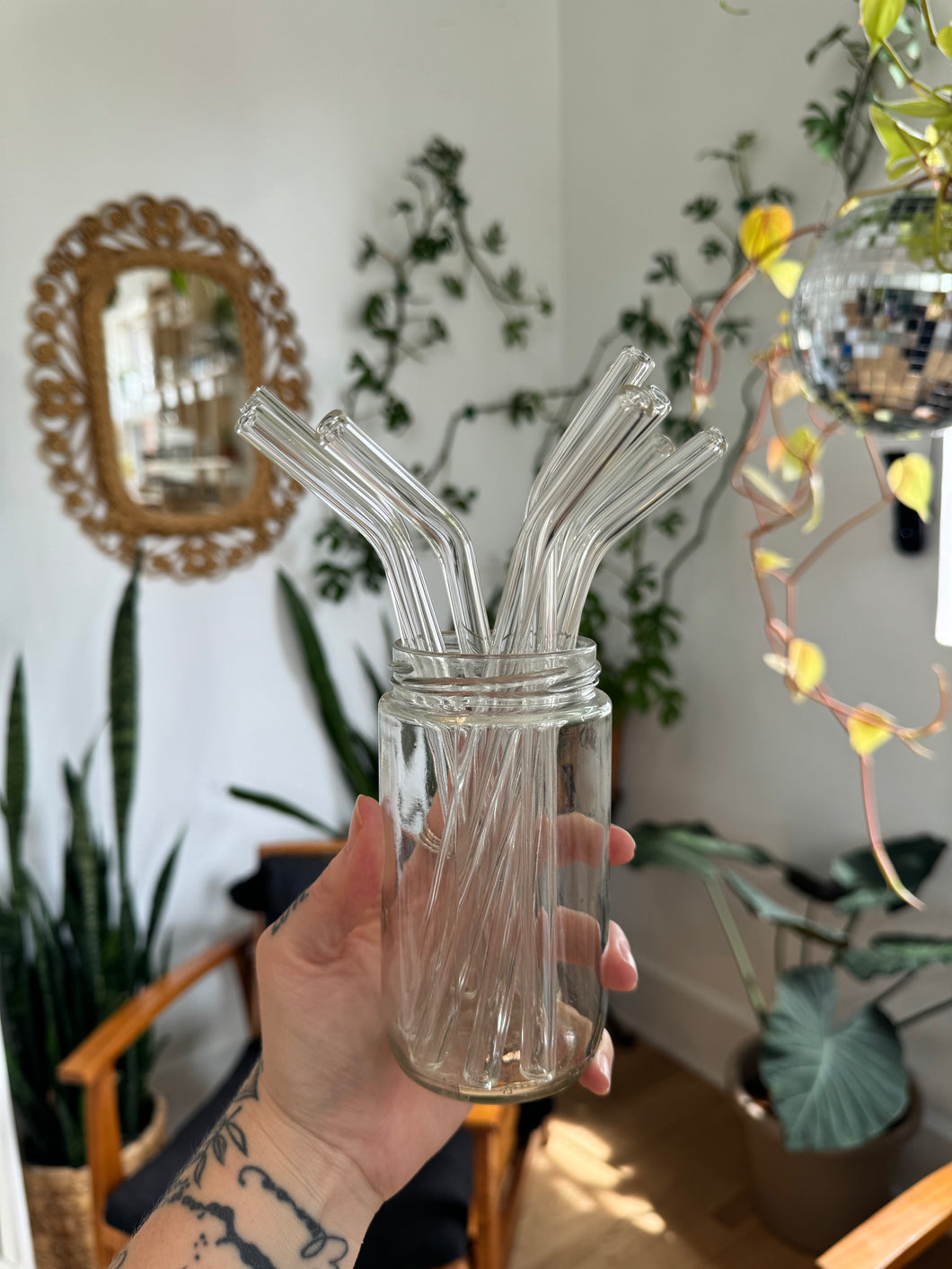 SWIGGY STRAWS | Glass Straw - Bent