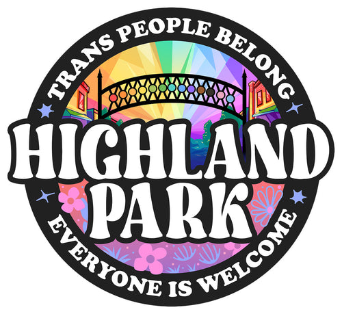 STICKER | Trans People Belong Vinyl Sticker