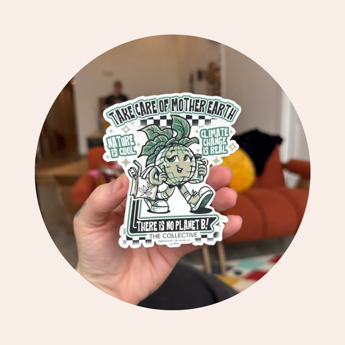 Earth Day Vinyl Sticker
