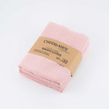 Load image into Gallery viewer, CHEEKS AHOY | Organic Muslin Cotton Washcloths (set of 3)