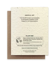Load image into Gallery viewer, SMALL VICTORIES | Black Cat Plantable Wildflower Seed Card