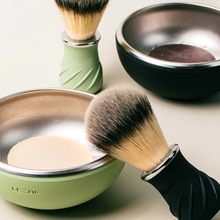 Load image into Gallery viewer, LEAF | Shave Bowl &amp; Brush