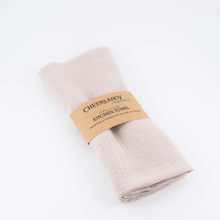 Load image into Gallery viewer, CHEEKS AHOY | Cotton Muslin Kitchen Towel