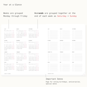 WISDOM SUPPLY CO | 2024 Zero-Waste Weekly Planner