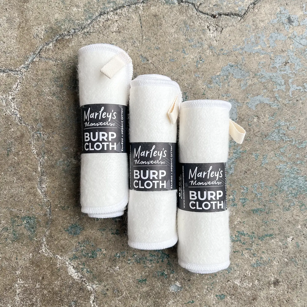 MARLEY'S MONSTERS | Burp Cloth: bamboo + organic cotton