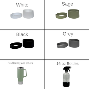 THE BOTTLE SHOPPE | Silicone Sleeve for Bottles, Tumblers, and Cups