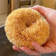 Load image into Gallery viewer, ME MOTHER EARTH | Round Coconut Scrubbie