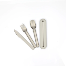 Load image into Gallery viewer, EKOBO | Stainless Steel Cutlery Trio with Silicone Case