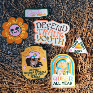 ASH + CHESS | Embroidered Iron-On Patches