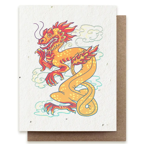 SMALL VICTORIES | Zodiac Dragon Plantable Herb Seed Card