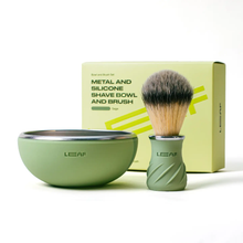 Load image into Gallery viewer, LEAF | Shave Bowl &amp; Brush