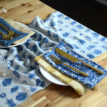 Load image into Gallery viewer, ICHCHA | Block Printed Organic Cotton Table Runner