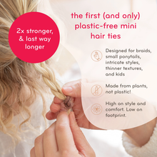Load image into Gallery viewer, KOOSHOO | Plastic-Free Round Mini Hair Ties