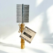 Load image into Gallery viewer, BAMBOO SWITCH | Double Sided Pet Flea Comb