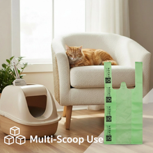 Load image into Gallery viewer, BEYOND GREEN | Planet Digestible Handled Cat LitterBags