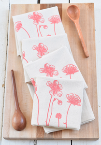 HEARTH AND HARROW | Dainty Flower Cotton Napkins (set of 4)