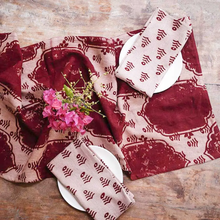 Load image into Gallery viewer, ICHCHA | Block Printed Organic Cotton Table Runner