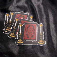 Load image into Gallery viewer, SPOOKY GLAM PAPER | Dark Smut Book Club Vinyl Sticker