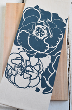 Load image into Gallery viewer, HEARTH AND HARROW | Peony Blossom Organic Cotton Tea Towel