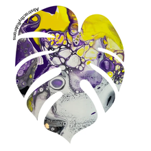 Load image into Gallery viewer, ABSTRACT BY RABRAMS | Monstera Pride Sticker - 3&quot; Vinyl