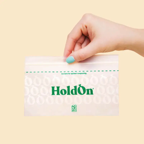 HoldOn BAGS | Compostable Zipseal Snack Bags (50pk)