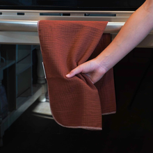 Load image into Gallery viewer, CHEEKS AHOY | Cotton Muslin Kitchen Towel