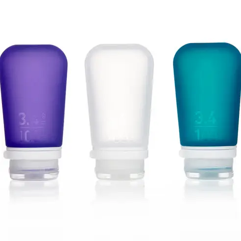 HUMANGEAR | GoToob+ Refillable Silicone Travel Bottles - 3pk