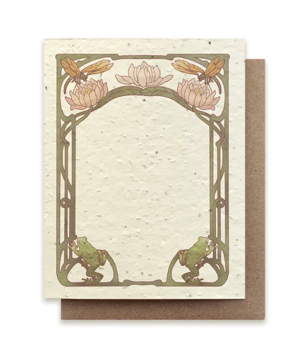 SMALL VICTORIES | Pondside Flat Notecard Set - Plantable Wildflower Seed Paper