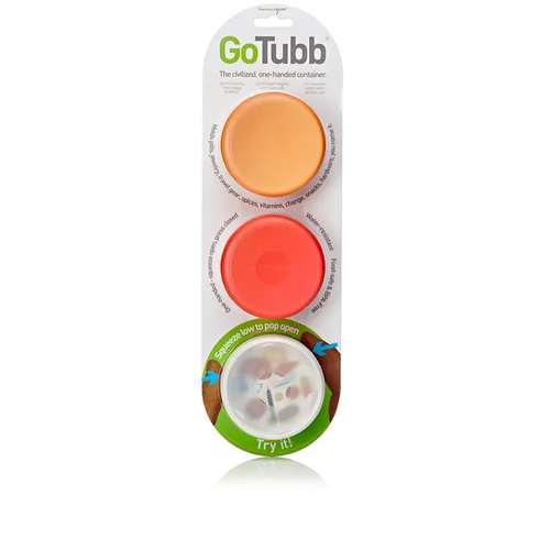 HUMANGEAR | GoTubb Refillable Storage Travel Container - 3pk