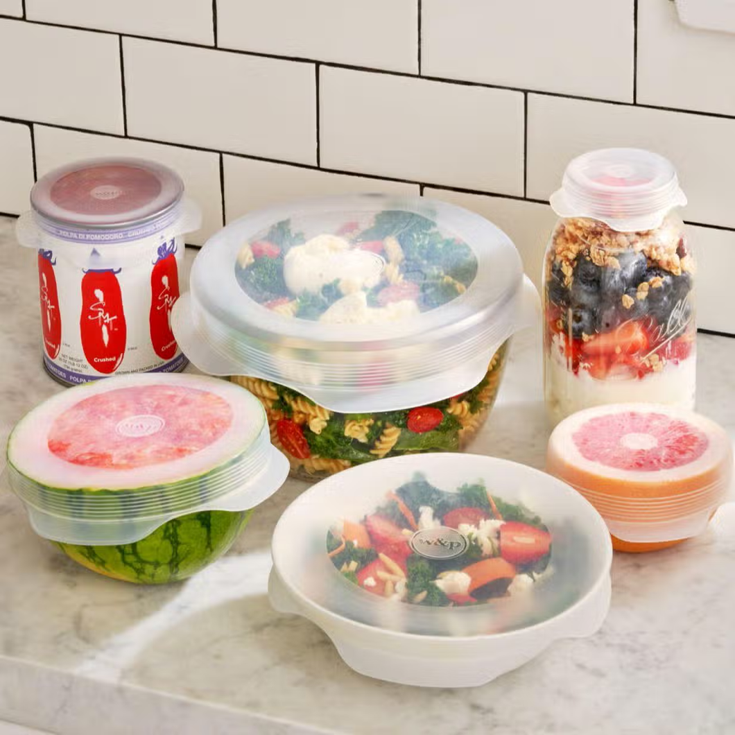 W&P | Reusable Silicone Stretch Lids - Set of 6 Assorted Sizes