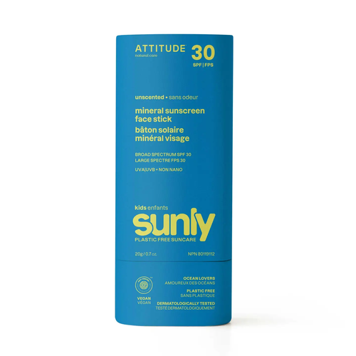 ATTITUDE | Kids Mineral Sunscreen Face Stick SPF 30