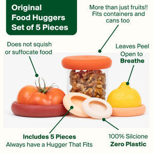FOOD HUGGERS | Set of 5 Assorted Silicone Food Huggers