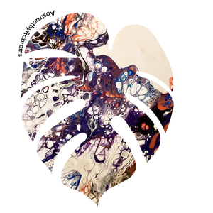 ABSTRACT BY RABRAMS | Monstera Pride Sticker - 3" Vinyl