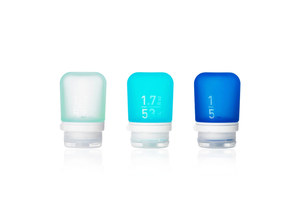 HUMANGEAR | GoToob+ Refillable Silicone Travel Bottles - 3pk