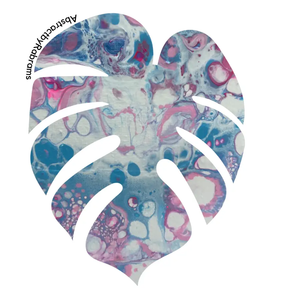 ABSTRACT BY RABRAMS | Monstera Pride Sticker - 3" Vinyl