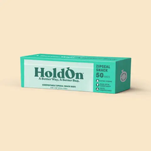 Load image into Gallery viewer, HoldOn BAGS | Compostable Zipseal Snack Bags (50pk)