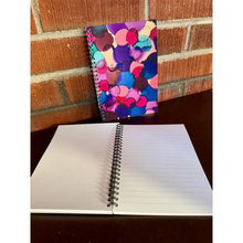 Load image into Gallery viewer, ABSTRACT BY RABRAMS | Medium 5.5"x8" Soft Touch Lined Spiral Notebook